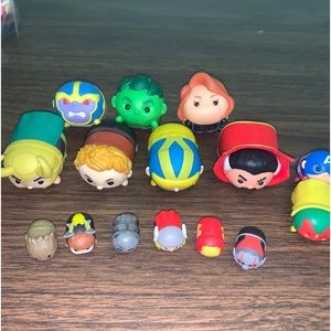 Tsum Tsum Large Med Small lot of 14